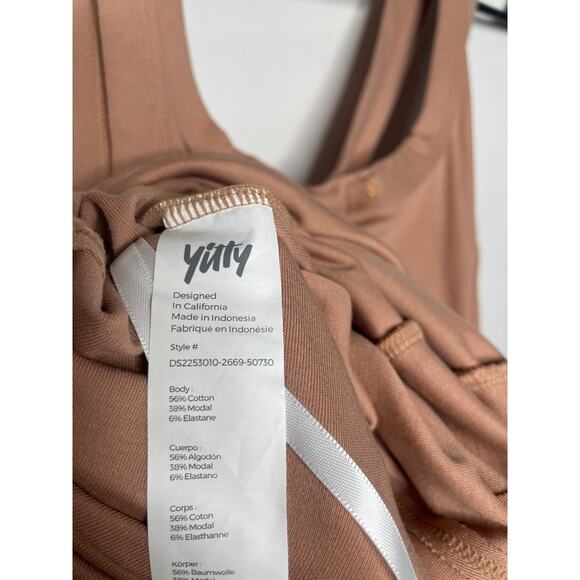 NEW Yitty Body Butter Tank Dress Size Medium Brown Sugar - Picture 6 of 6